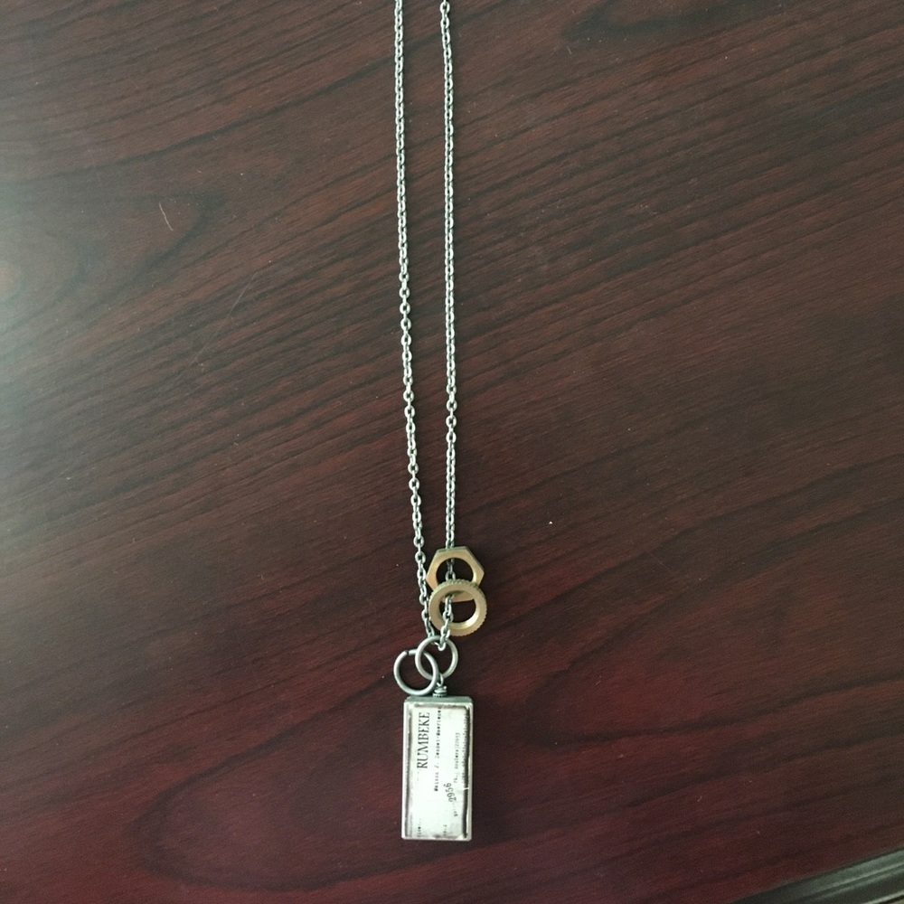 Minimalist Steampunk Style Necklace